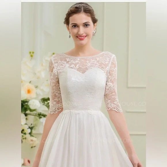 JJ’s House Wedding Dress size 26, new in bag - Picture 3 of 8